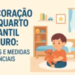 Decoração de quarto infantil seguro