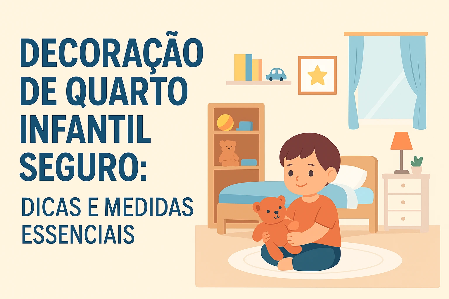 Decoração de quarto infantil seguro
